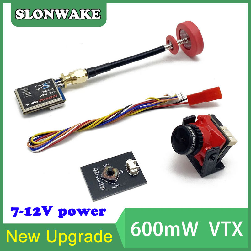 Drone Rc Control - 5.8 グラム 48CH 600mW 調整可能な VTX-CAM