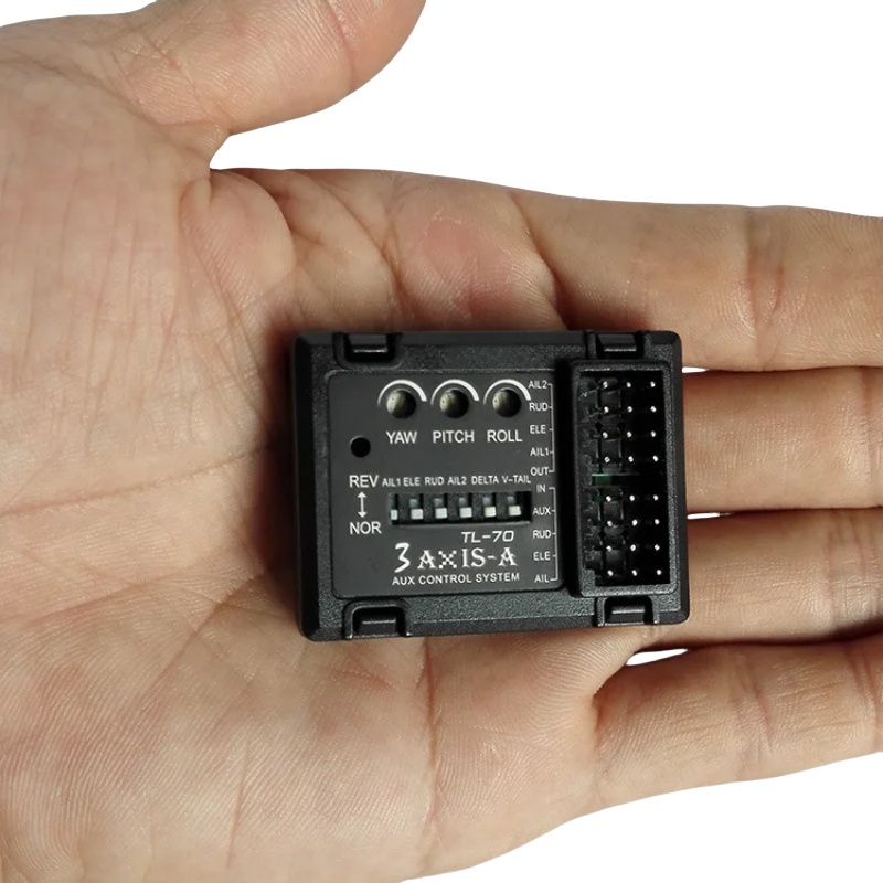 Drone Rc Battery - 3軸ジャイロフライトコントローラーTL70オートバランススタビライザー、RC固定翼機、デルタ翼、Vテール、FPVドローン、ヘリコプター用