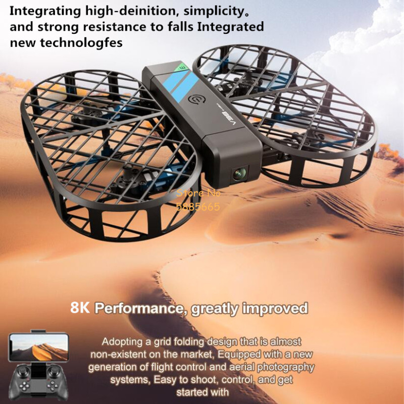 Drone Rc Cable - 8K HD カメラ 360 ° 保護オプティカルフローローカリゼーション