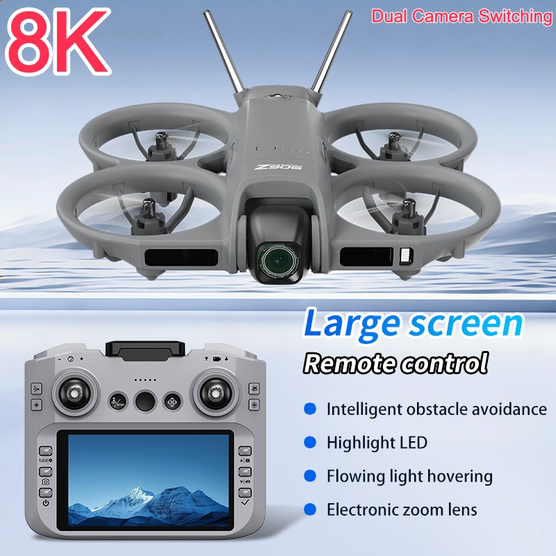 Drone Rc Cable - 8K ESCカメラ搭載ドローン 光学フローポジショニング インテリジェント障害物回避 360度 °
