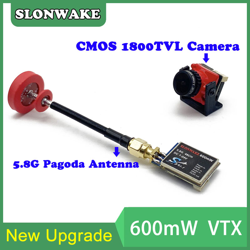5.8 グラム 48CH 600mW 調整可能な VTX-C - Drone Rc Control のレビューと価格