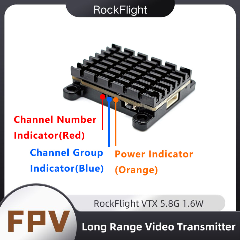 RockFlight TX663 VTX 5.8G 48CH - Drone Rc Control のレビューと価格