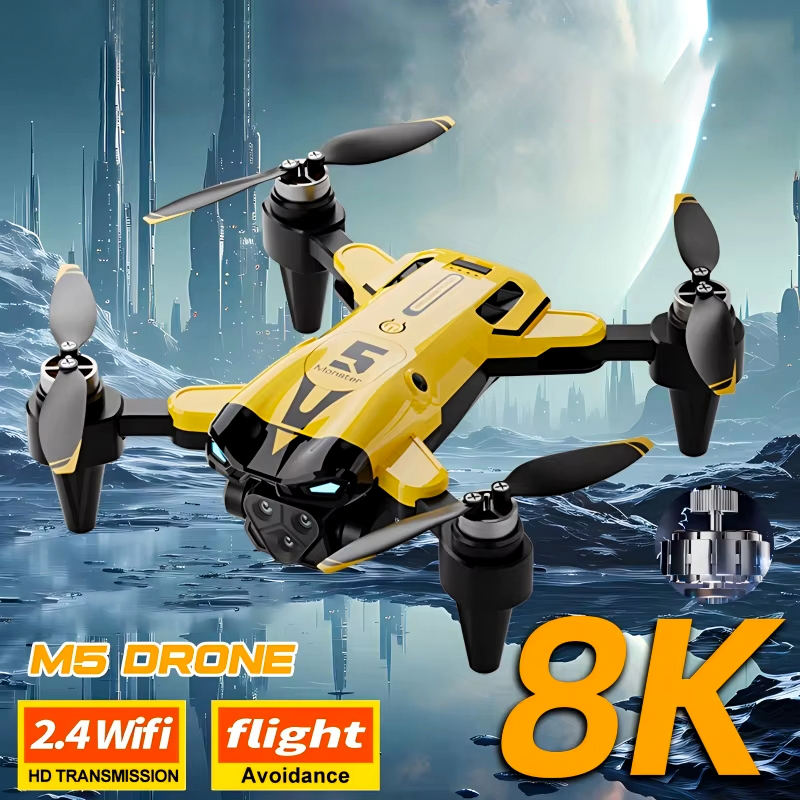 M5スマートドローン カメラ付き ブラシレスモーター 折りた - Drone Smart Rc Foldable のレビューと価格