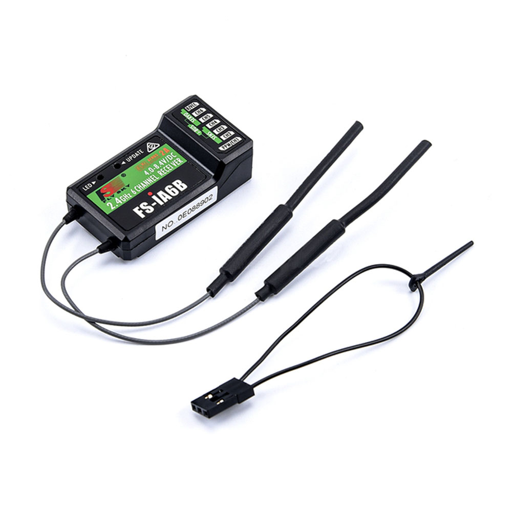 Flysky RC レシーバー FS-IA6 IA6B IA - Drone Rc Battery のレビューと価格