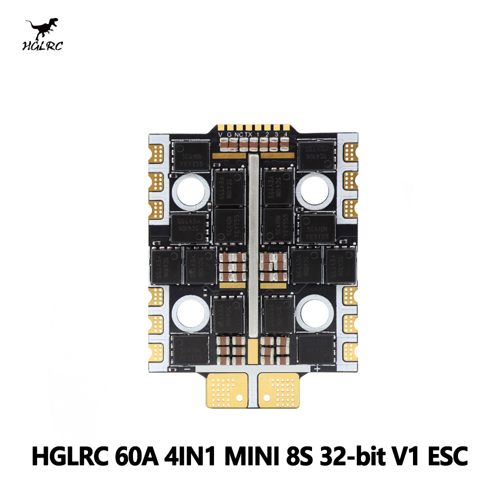HGLRC 60A 4IN1 ミニブラシレス ESC 3-8 - Esc 4In1 Brushless のレビューと価格