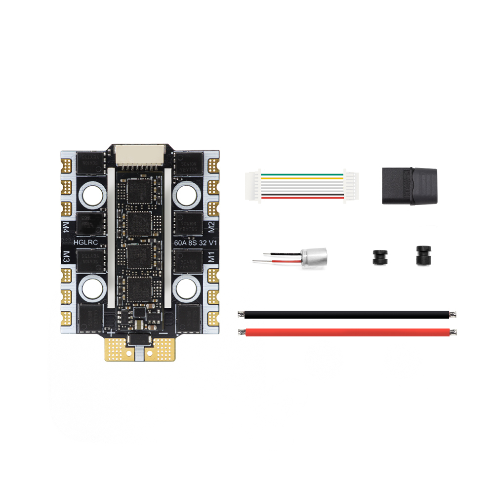 HGLRC 60A 4IN1 ミニブラシレス ESC 3-8 - Esc 4In1 Brushless のレビューと価格