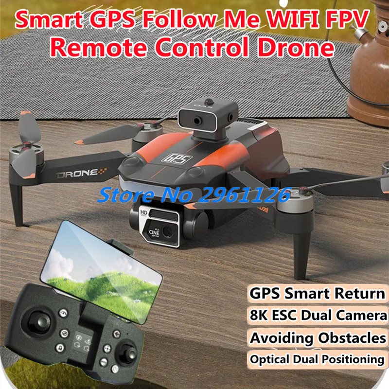 ブラシレススマート GPS フォローミー WIFI FPV  - Drone Smart Rc Foldable のレビューと価格