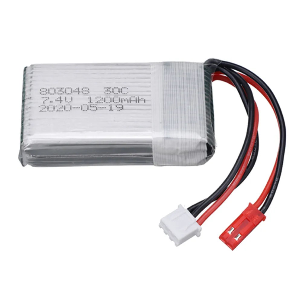 7.4V 2S 1200mAh 803048 リポバッテリー - Drone Mjx Rc のレビューと価格
