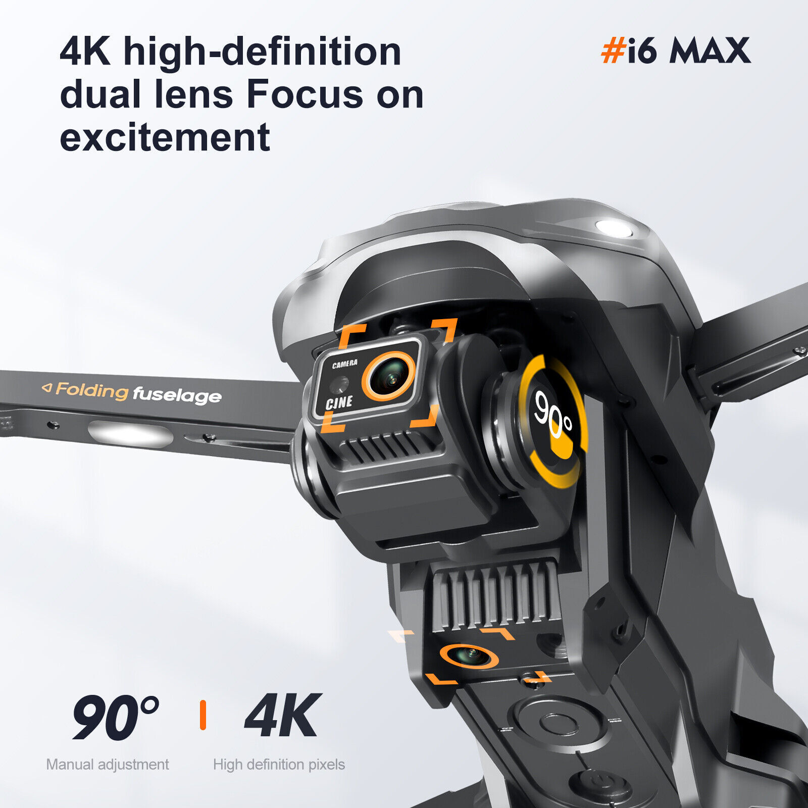 I6 MAX ドローン WIFI FPV ESC 4K デュ - Esc 4In1 Brushless のレビューと価格