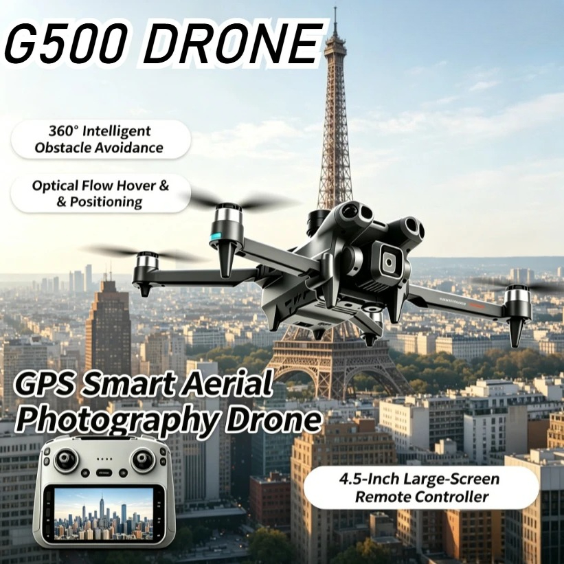 オリジナルG500スマートGPSドローン、障害物回避、オプテ - Drone Smart Rc Foldable のレビューと価格
