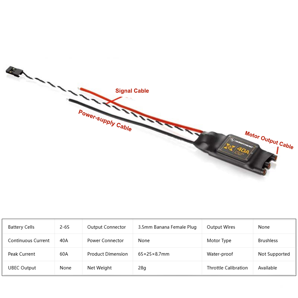Hobbywing XRotor 40A ブラシレスESC（ - Esc 4In1 Brushless のレビューと価格