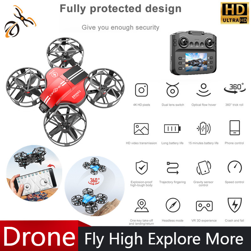 新型ミニドローン 812PRO プロ仕様 HD空撮ドローン  - Drone Rc Cable のレビューと価格