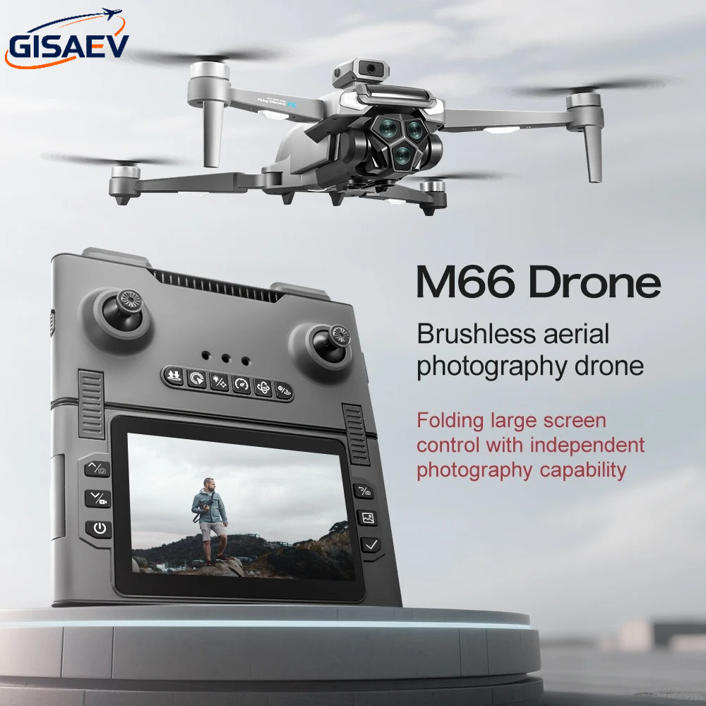 GISAEV M66ドローン スクリーンリモコンとトリプルバ - Drone Smart Rc Foldable のレビューと価格