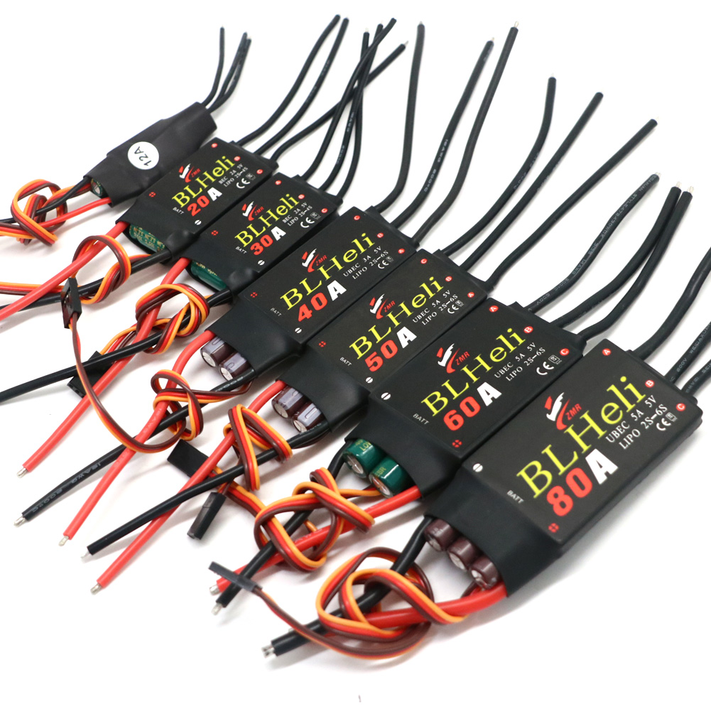 BLHeliブラシレスESC 80A 12A 20A 30A - Drone Rc Battery のレビューと価格